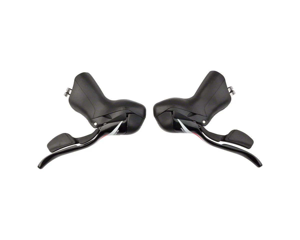 Microshift R10 Drop Bar Brake/Shift Levers (Black) (Standard Reach) (Pair) (2 x 10 Speed) (Shimano Compatible)